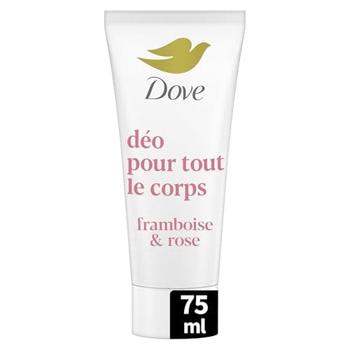 Dove - Deodorant for the whole body - Cream- Raspberry & Rose - Anti Odors and White Traces 72h - Designed for Sensitive Skin - 75 ml - Image 3
