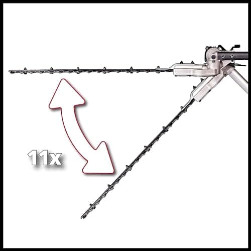 Einhell Telescopic hedge trimmer GC-HC 90/2046 T (900 W, cutting length 41.2 cm for the hedge trimmer and 18 cm for the pruner, handle extends up to 2.6 m) - Image 8