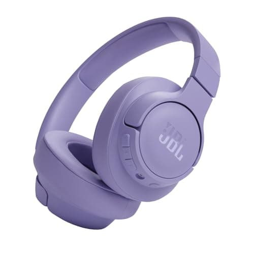 JBL Tune 720BT Wireless Headphones, Lightweight and Comfortable, Bluetooth 5.3, Up to 76 Hours Battery Life, Fast Charging, JBL Pure Bass Sound, Purple - Image 2