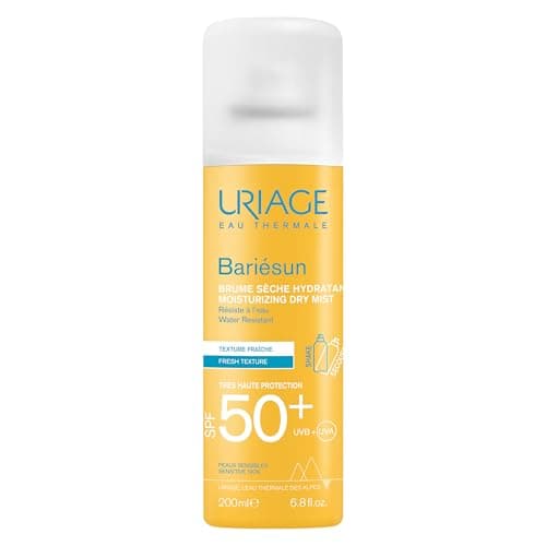 Uriage Bariesun Brume Solaire Sèche Hydratante SPF50+ - Haute Protection UVA/UVB & Lumière Bleue - Spray Corps Facile à Appliquer - Résistant à l'Eau - Effet Léger, Frais - Peaux Sensibles - 200ml - Image 2