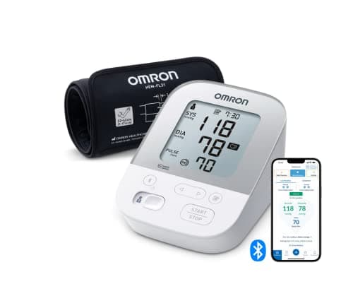 OMRON X4 Smart Bluetooth Blood Pressure Monitor - Clinically Validated Arm Blood Pressure Monitor with Irregular Heart Pulse Detection, 2 User Memory 60 Measurements - Image 3