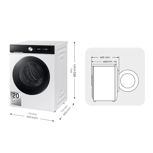 Samsung Washing Machine 11 kg 1400 RPM WW11DB7B94GEU3 White - Image 6