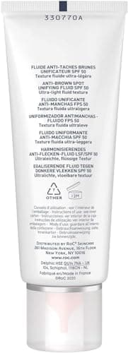 RoC - Soleil-Protect Fluide Anti-Taches Brunes Unificateur SPF 50 - Hydratant pour le Visage - Filtres Anti-UVA et Anti-UVB - Vitamine C - 50 ml - Image 5