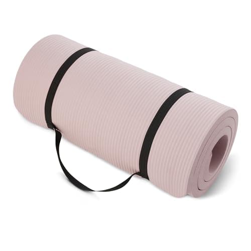 Amazon Basics 1 Inch Extra Thick Workout Exercise Yoga Mat with Carrying Strap - Image 2
