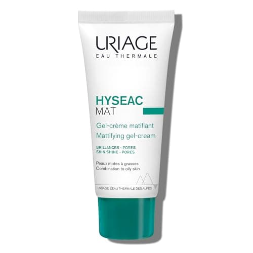 Uriage Hyseac Mat Gel-Crème Matifiant - Réduit la Brillance de la Peau, Absorbe l'Excès de Sébum, Resserre les Pores - Base de Maquillage et Hydratant - Peaux Mixtes à Grasses - Léger et Frais - 40ml - Image 2