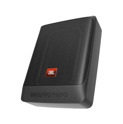 JBL BassPro Nano Ultra-Compact Subwoofer Active Car Underseat 6"x8" by Harman Kardon - 200 Watt Amplified Under Seat Subwoofer, Black - Image 2