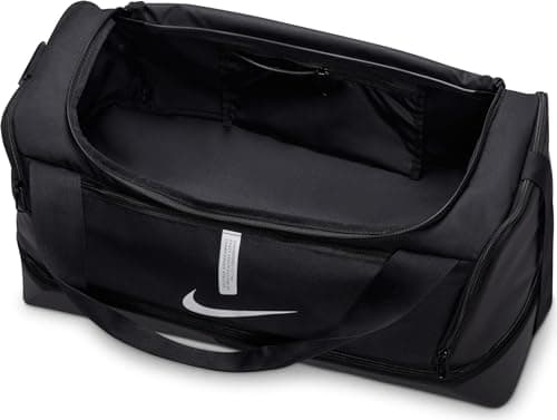 Nike, Academy Team, Football Duffel Bag Black/Black/White - Image 8