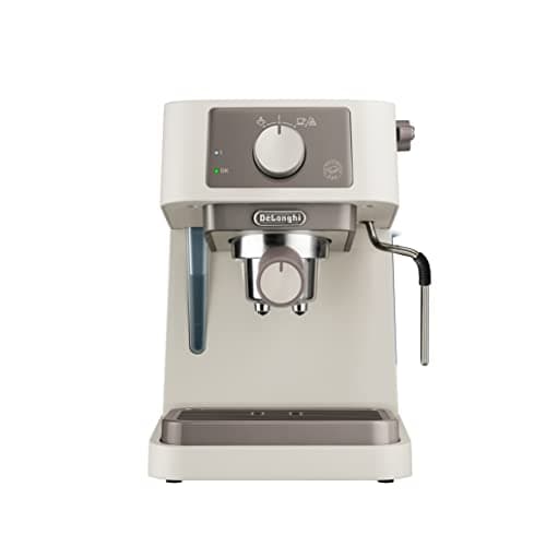 De'Longhi Stilosa EC235.CR Manual Coffee Maker, Cappuccino System, Coffee Powder or E.S.E Capsules, 1 Litre Tank, 1100 W, Stainless Steel Boiler, 1100 W, Cream - Image 4