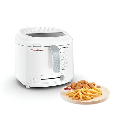 Moulinex Electric Deep Fryer, 1kg Capacity, 4 Persons, Compact Fryer, Easy Storage, Draining Position to Decrease Oil Quantity, Control Window, AF203110 - Image 3