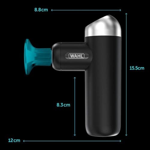 Wahl Mini Massage Gun On The Go Deep Tissue Massage Gun Cordless Massager with Adjustable Speed Adjustment, Four Attachments, Lightweight and Powerful, Ideal for Travel and Gym - Image 8