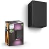Philips Hue White & Color Ambiance RESONATE, Black Outdoor Wall Light, Philips Light Compatible with Alexa, Google Assistant and Apple Homekit - Image 2