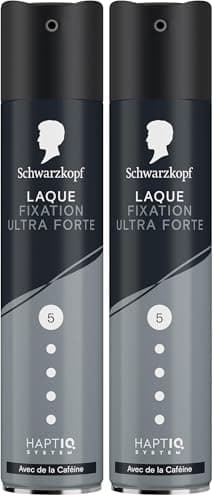 SCHWARZKOPF, Laque Fixation Ultra Forte, Technologie Haptiq System, Formule à la caféine, Végane, Sans silicone, Protège contre humidité et vent, Tenue et resistance longue durée, 250ml (Lot de 2) - Image 3