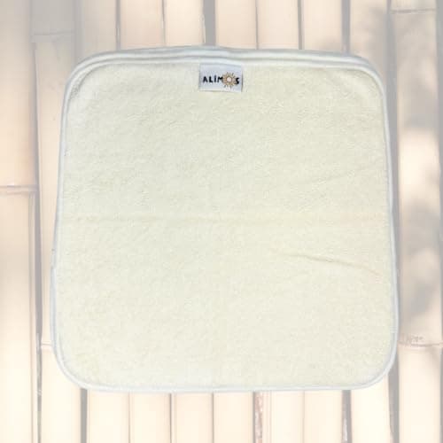 Reusable Bamboo Baby Wipes 15 x 15 cm to Work with Mustela Baby Water Cleansing Without Rinsing 300 ml - Image 5