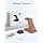 GEEKERA Apple Charging Dock, Induction Charger 3 in 1 for iPhone Air/17/16/15/14/13/12/11/XS/8, Charging Stand for Apple Watch Ultra/11-2/SE, Wireless Charger for AirPods Pro-2, Wood - Image 7