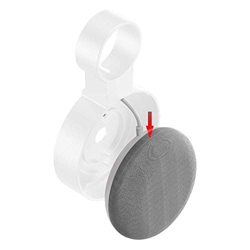 Baaletc Outlet Wall Hanger for Google Home Mini/Google Nest Mini (2nd Gen) Voice Assistants, Wall Mount Stand Holder for Home Voice Assistants, Cable Cover for Home Mini - Image 6