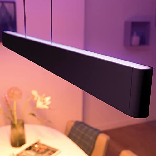 Philips Hue White & Color Ambiance ENSIS Pendant Light 2x39W Black - Pendant light with Bluetooth - Philips light compatible with Alexa, Google Assistant and Apple Homekit - Image 7
