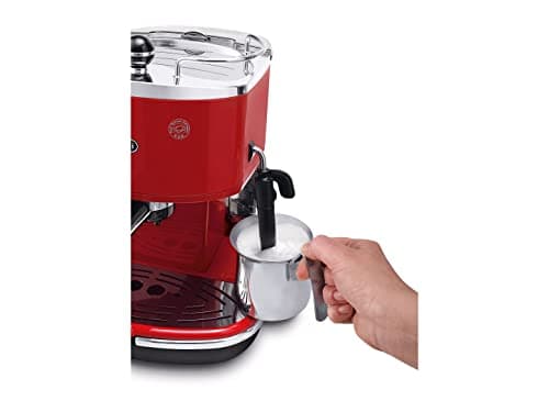 De'Longhi Icona Eco 311.R Macchina da Caffè Espresso Manuale, Caffè in Polvere o in Cialde E.S.E., 1100 W, Rosso - Image 3