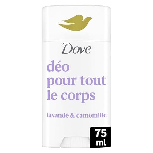 Dove - Deodorant for the whole body - Stick - Lavender & Chamomile - Anti Odors and White Traces 72h - Designed for Sensitive Skin - 75 ml - Image 3