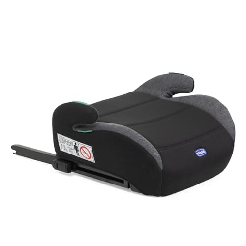 Chicco Quasar Fix i-Size Child Car Seat 7-12 Years (126-150 cm), Weight 23-36 kg, Group 3, Easy to Install with Isofix System, with Padded Armrests and Comfortable Seat, Black - Image 2
