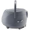 Yum Asia Panda Mini Rice Cooker with Ninja Ceramic Bowl and Advanced Fuzzy Logic (3.5 Cups, 0.63 Litre) 4 Rice Cooking Functions, 4 Multicooker Functions, 220-240V (Cobalt Grey) - Image 6