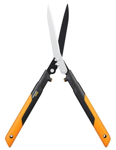 Fiskars Hedge shear, Rack system PowerGear X, Non-Stick coating, Steel blades, Length: 63 cm, Black/Orange, HSX92, 1023631 - Image 2