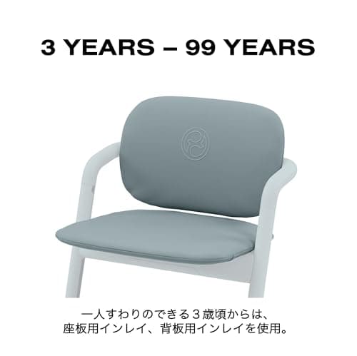 CYBEX Gold LEMO Comfort Cushion for CYBEX LEMO Baby Set and Lemo Highchair, Suede Grey - Image 7
