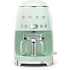Smeg, DCF02PGEU Filter Coffee Maker, Aroma and Autostart Function, Glass Jug Up to 12 Cups, 2 Levels of Intensity, Keep Warm Mode, 1050 W, Pastel Green - Image 3