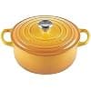Le Creuset Signature Enamelled Cast Iron Casserole with Lid, 20 cm, Round, 2.4 L, 3.1 kg, Nectar, 21177206724430 - Image 2