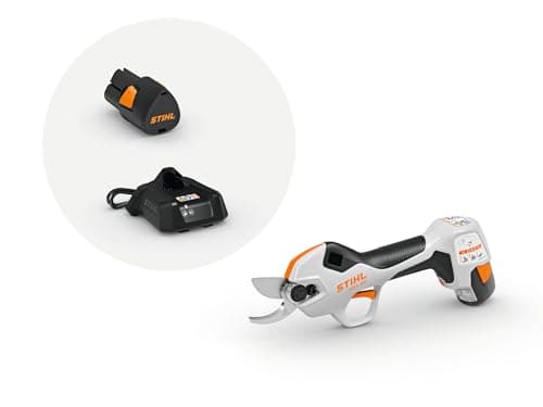 STIHL Kit ASA 20 avec chargeur AL 1 et batterie AS 2 - Ciseaux sans fil professionnels - Coupe progressive - Réglage de l'ouverture de la lame - Écran OLED - Image 4