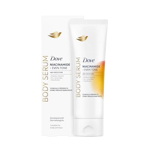 Dove Even Tone Niacinamide Body Serum for Dark Spots and Irregular Skin Tone Face and Body Lotion 48 h with Niacinamide, Prebiotic Glycerin, Pro-Ceramides, Shea Butter 200 ml 1 Piece - Image 3
