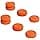 Skull & Co. Skin, CQC and FPS Thumb Grip Set Joystick Cap Analog Stick Cap for Nintendo Switch Pro Controller & PS5 / PS4 / Slim/Pro Controller – Candy Orange, 3 Pairs (6 Pieces) - Image 2