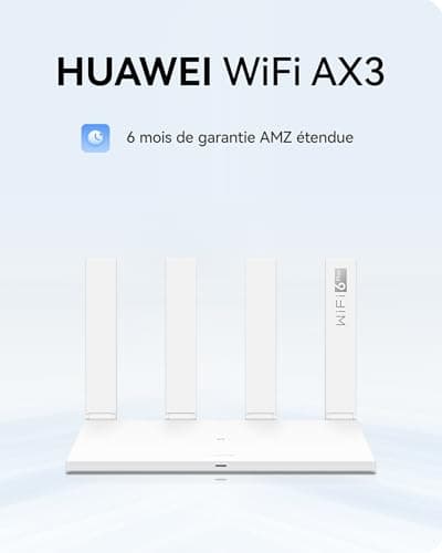 HUAWEI WiFi AX3, Wi-Fi Router 6 Up to 3000Mbps Dual Band, 4 GE, WAN/LAN, HomeSec™ Security, for Streaming and 8K Video, Parental Control, Amazon Exclusive, Compatible with All Operators - Image 3