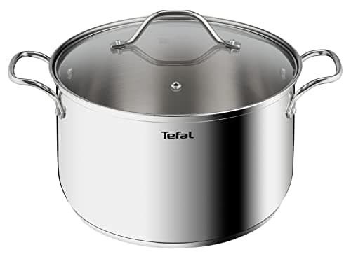 Tefal Intuition XL B8646304 Large Stainless Steel Cooking Pot 26 cm / 6.5 L, Induction, 5 Year Warranty, Premium 18/10 Stainless Steel, Size XL, Sturdy Handles, Glass Lid - Image 3