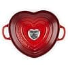 LE CREUSET 21401200602455 Cast Iron Heart Casserole Dish with Heart Shaped Button, 20 cm, Cherry - Image 5