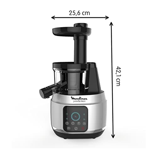Moulinex Juice & Clean ZU420E10 Fruit and Vegetable Juice Extractor, Vitamin Juice, Press, 150 W, 42 to 83 RPM, Fresh Fruit Juice, Jam, Grout, Sorbet, Automatic Cleaning - Image 3