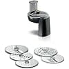 BSH Appliances BOSCH Accessories MUZS68VL - VeggieLove Continuous Grater Set, 5 Discs, Grating/Chopping, for Food Processor Series 6, Series 8, Black/Stainless Steel - Image 2