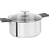 Cristel - F26Q Stainless Steel Dutch Oven 26 cm without Removable Handle - Collection Mutine - Image 4