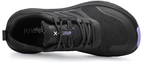 Kricely Men's Trail Shoes Wide Head Feet Hiking Running Shoes Breathable Non-Slip Sneakers Walking Running Trekking Sports Lightweight - Image 6