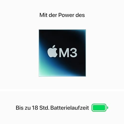 Apple 2024 13" MacBook Air Laptop mit M3 Chip: 13.6" Liquid Retina Display, 16 GB Gemeinsamer Arbeitsspeicher, 512 GB SSD Speicher, beleuchtete Tastatur, 1080p FaceTime HD Kamera, Mitternacht - Image 4