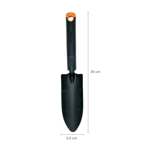 Fiskars Ergo 1027681 Garden Tool Set, 3 Piece Garden Trowel Trowel Garden Claw Stainless Steel Head/Plastic Handle, Black/Orange, Ergo - Image 5