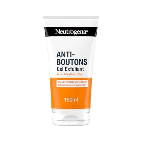 Neutrogena – Anti-Pimple Exfoliating Gel (150 ml tube) – Salicylic Acid Face Scrub (2%) – 93% noticed a reduction in pimples after 4 weeks* - Image 3