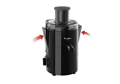 Moulinex Frutelia Plus JU370810 Juicer, 950 ml, 350 W, 2 Speed, 6 cm Mouth, Stainless Steel Filter, Compact, Homemade Fruit and Vegetable Juice, Black - Image 4