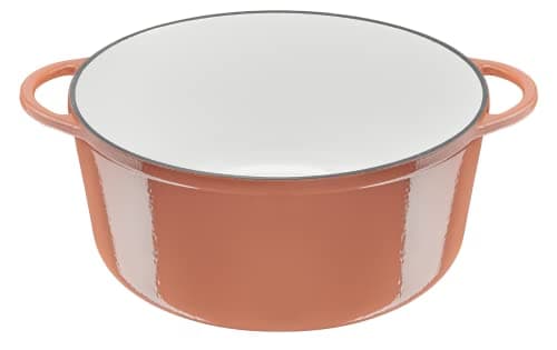 Tefal Lov E2600505 Cast Steel Round Casserole Dish 29 cm Induction Oven, Ecodesign, Slow and Healthy Cooking, Recipe Ebook Included, Terracotta - Image 4