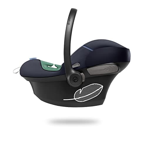 CYBEX Gold Aton S2 i-Size Case from Birth to Approximately 24 Months, Max. 13 kg, Newborn Reducer Cushion Included, SensorSafe Compatible, Ocean Blue - Image 7