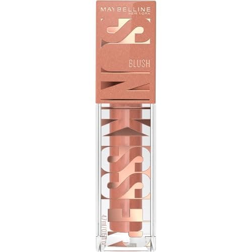 Maybelline New York - Blush Liquide Illuminateur Multi-Usage - Fard à Joues, Highlighter et Bronzer - Bonne Mine - Teint Hâlé - Maquillage Glowy - SUNKISSER - Teinte : Shades On - 4,7 ml - Image 3