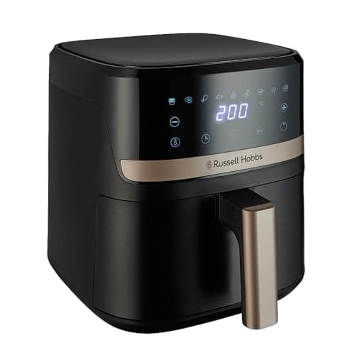 Russell Hobbs Air Fryer Rapid Air 4.3L (Ultra Compact, Quiet) Oil-free Fryer (Cooking, Grilling, Roasting and More, Economical, Touch, Fast, Auto Shut-off, Non-Stick Parts, Dishwasher) 27610-56 - Image 2
