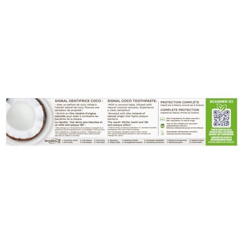 Signal Integral 8 Toothpaste Nature Elements Coconut 75 ml - Image 4