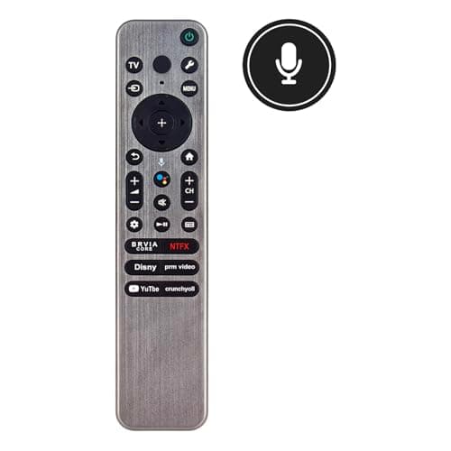 RMF-TX910U Télécommande vocale de rechange pour Sony BRAVIA XR/KD/XR Series X77L A95L X95L X93L A80L X90L A75L avec manuel de l'utilisateur (français non garanti) - Image 4