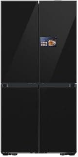 Samsung RM90F67CECEF Réfrigérateur Bespoke French Door, 185 cm, 654 l, 255 l Volume Congélateur, AI Home, AI Vision avec Caméra Intégrée, Beverage Center, Clean Deep Charcoal