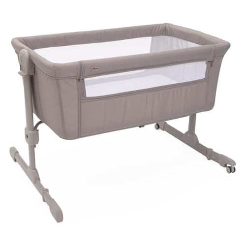 Chicco Next2Me Essential Newborn Cot for Side Bed, Co-Sleeping Crib, Fits Various Beds, Adjustable Height, Good Air Circulation, Mattress and Bag Included, 0-6 Months, Beige - Image 3
